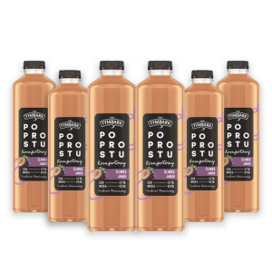 Tymbark Po Prostu Kompotowy Śliwka Jabłko 1,25l x 6 sztuk