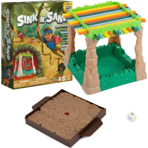 Sink N' Sand ruchome piaski towarzyska gra zręcznościowa + piasek kinetyczn