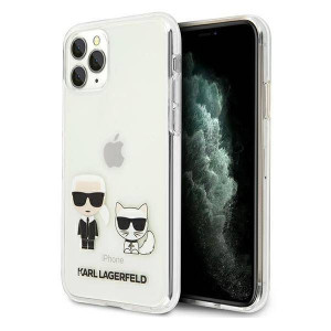 Karl Lagerfeld KLHCN58CKTR iPhone 11 Pro hardcase Transparent Karl & Choupe