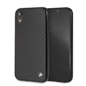 Etui hardcase BMW BMHCI61MBC iPhone Xr czarny/black Siganture-Carbon