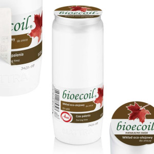 14cm Wkład olejowy do zniczy bioecoil 4dni ECO4