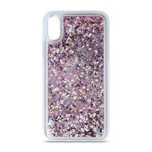Nakladka Liquid Sparkle TPU do Samsung Galaxy A20e fioletowa