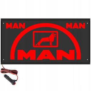 Tablica 60x30 na tył - MAN - 24V nad łóżko