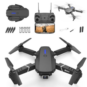 Dron E88 Pro Kamery 4k Wifi Zabawka 3 Baterie