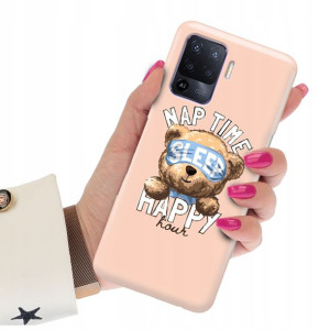 Etui Premium do OPPO RENO 5F Obudowa Misie Wzory