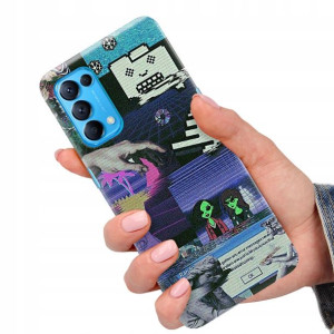 Etui Premium do OPPO RENO 5K Case Art Sztuka Wzory