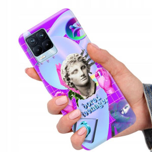 Etui Premium do REALME 8 Obudowa Art Sztuka Wzory