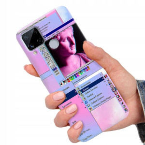 Etui Premium do REALME C15 Case Art Sztuka Wzory