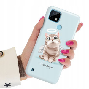 Etui Premium do REALME C21 Obudowa Misie Wzory