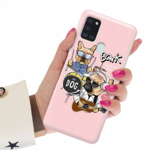 Etui Premium do SAMSUNG A21s Obudowa Misie Wzory
