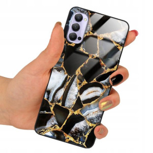 Etui Premium Szklane do OPPO RENO 4 Obudowa Wzory