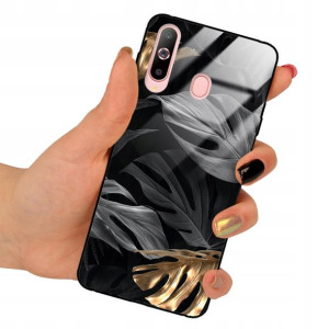 Etui Premium Szklane do SAMSUNG A60 Obudowa Wzory