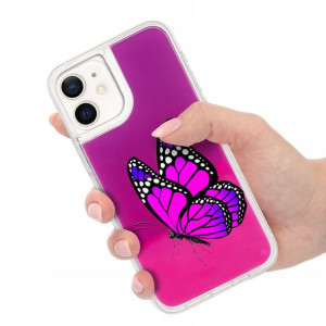 Etui Sand RÓŻOWY do IPHONE 12 MINI Wiosna Wzory