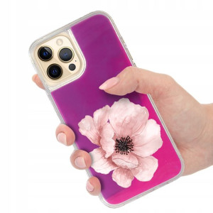 Etui Sand RÓŻOWY do IPHONE 12 PRO MAX Wiosna Wzory