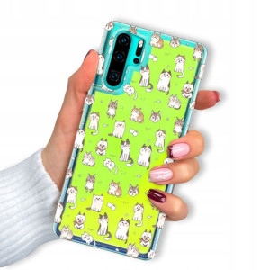 Etui SAND ZIELONY do HUAWEI P30 PRO Piękne Wzory