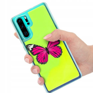 Etui Sand ZIELONY do HUAWEI P30 PRO Wiosna Wzory