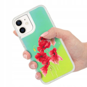 Etui Sand ZIELONY do IPHONE 12 MINI Wiosna Wzory