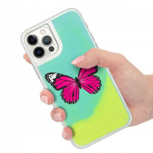 Etui Sand ZIELONY do IPHONE 12 PRO Wiosna Wzory