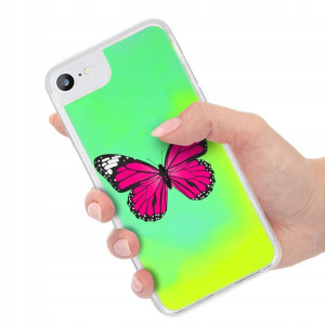 Etui Sand ZIELONY do IPHONE SE 2020 Wiosna Wzory