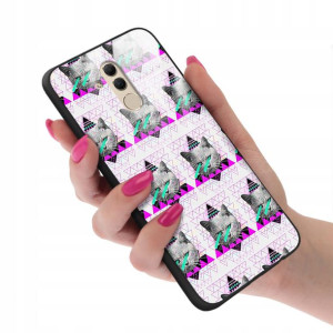 Etui SZKLANE do HUAWEI MATE 20 LITE Obudowa Wzory
