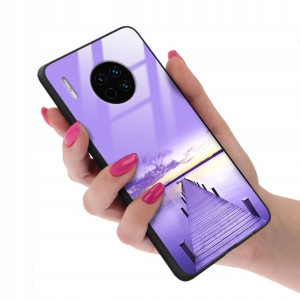 Etui SZKLANE do HUAWEI MATE 30 PRO Obudowa Wzory