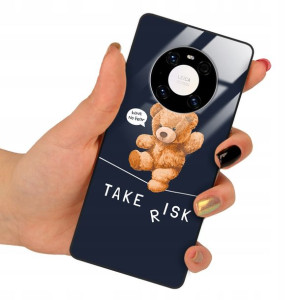 Etui Szklane do HUAWEI MATE 40 Obudowa Misie Wzory
