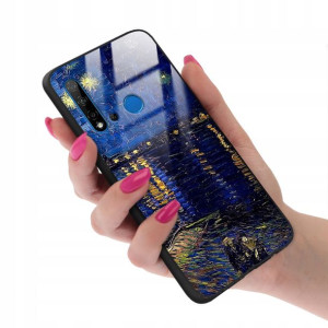 Etui Szklane do HUAWEI NOVA 5i Monet Gogh Wzory