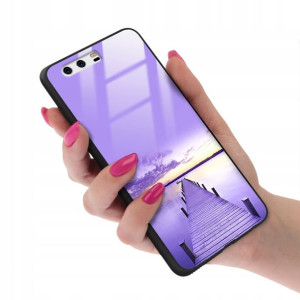 Etui SZKLANE do HUAWEI P10 Obudowa Case TOP Wzory