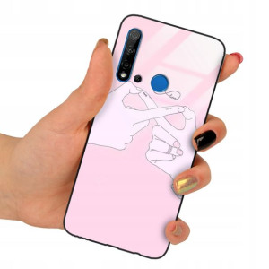 Etui Szklane do HUAWEI P20 LITE 2019 Obudowa Wzory