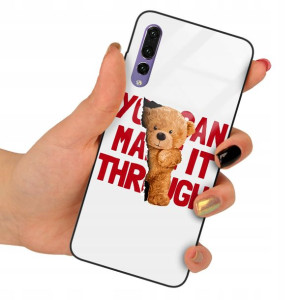 Etui Szklane do HUAWEI P20 PRO Obudowa Misie Wzory