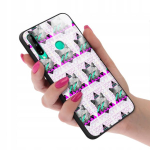 Etui SZKLANE do HUAWEI P40 LITE E Obudowa Wzory