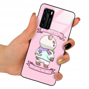Etui Szklane do HUAWEI P40 Obudowa Case Wzory