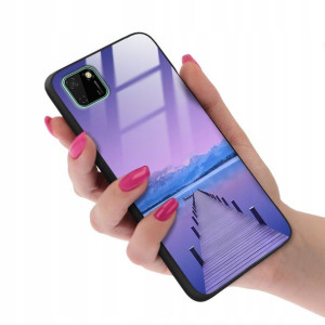Etui SZKLANE do HUAWEI Y5P Obudowa Case TOP Wzory