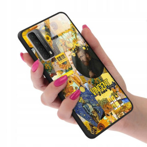 Etui Szklane do HUAWEI Y7A Impresja Dali Top Wzory