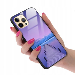 Etui SZKLANE do IPHONE 12 PRO MAX Obudowa Wzory