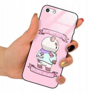 Etui Szklane do IPHONE 5 Obudowa Case Wzory