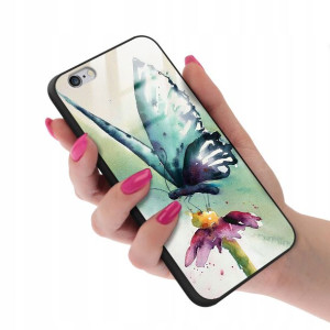 Etui Szklane do IPHONE 6 Motyle Butterfly Wzory