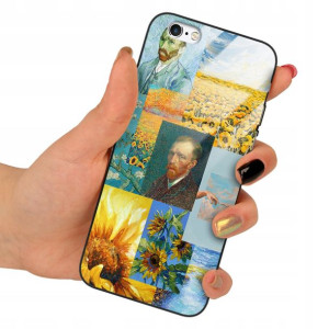 Etui SZKLANE do IPHONE 6 PLUS Gogh TOP Wzory + 9H