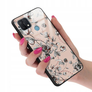 Etui Szklane do OPPO A15 Subtelne Piękne Top Wzory