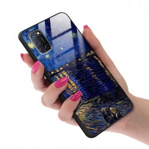 Etui Szklane do OPPO A92 Case Impresja Gogh Wzory