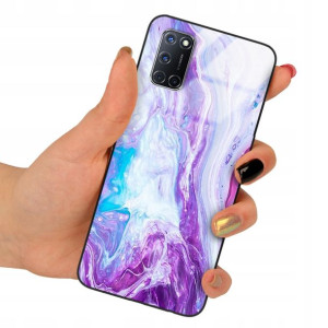 Etui SZKLANE do OPPO A92 Obudowa Case Wzory