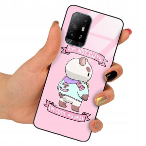 Etui Szklane do OPPO A95 5G Obudowa Case Wzory