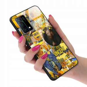 Etui Szklane do OPPO K9 Impresja Dali Top Wzory