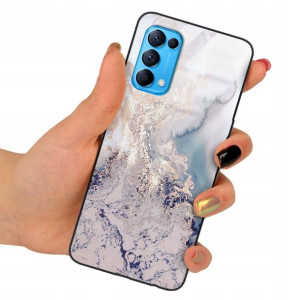 Etui Szklane do OPPO RENO 5 Obudowa Case Wzory