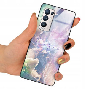 Etui Szklane do OPPO RENO 5 PRO PLUS 5G Case Wzory