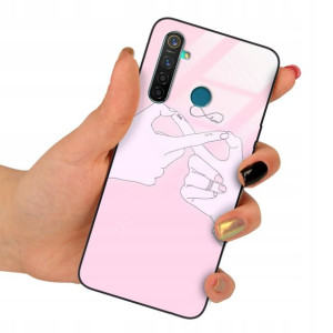 Etui Szklane do REALME 5 Obudowa Case Wzory