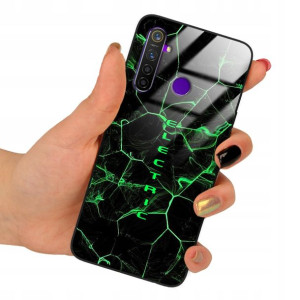Etui Szklane do REALME 5 PRO Obudowa Case Wzory