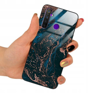Etui Szklane do REALME 5 PRO Obudowa Case Wzory