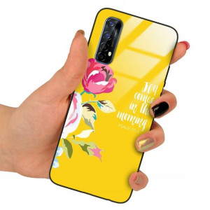 Etui SZKLANE do REALME 7 Obudowa Case Dużo Wzorów