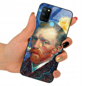 Etui SZKLANE do REALME 7i RMX2103 Gogh Wzory + 9H